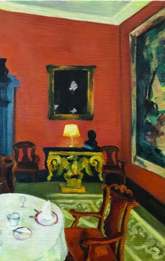 "Dining Room, Russborough" Sylvia Hill