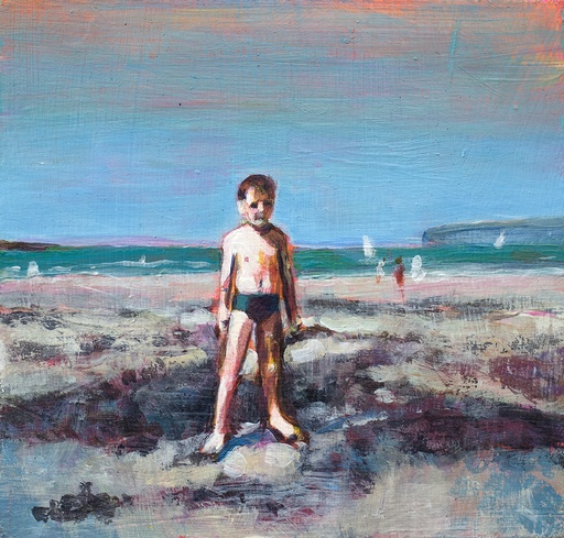 [SO25IcarusBoyinKilkeeCo.ClareGillianKennyShinnors] "Icarus Boy in Kilkee Co. Clare " Gillian Kenny Shinnors