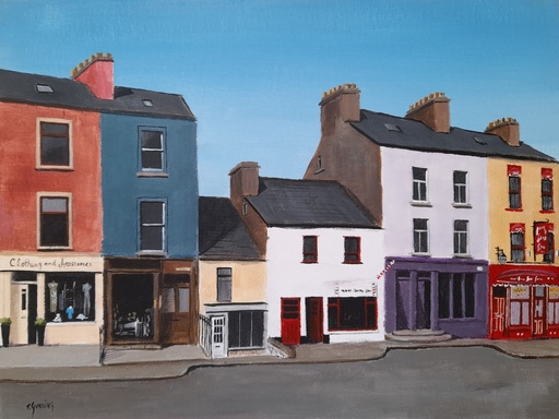 [SO25MainStreetEnnistymonTonyGunning] "Main Street, Ennistymon" Tony Gunning