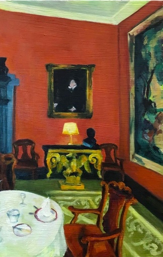 [SO25DiningRoomRussboroughSylviaHill] "Dining Room, Russborough" Sylvia Hill